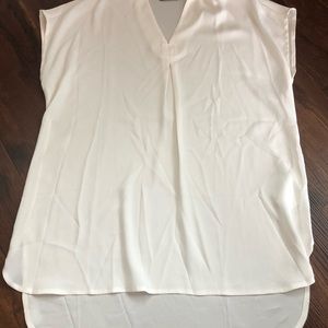 Lands’ End Off White Blouse M